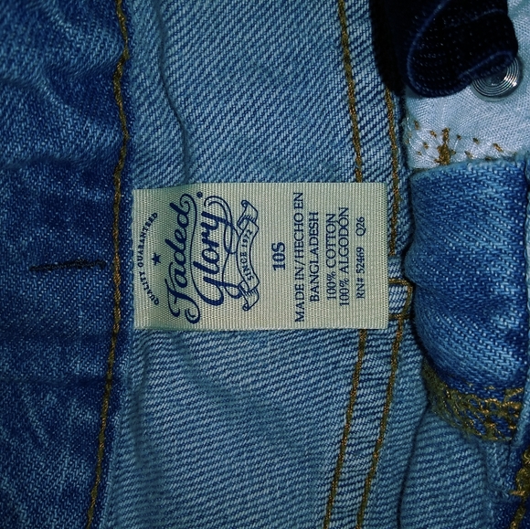 Girl"s Faded Glory Jeans - Picture 4 of 4